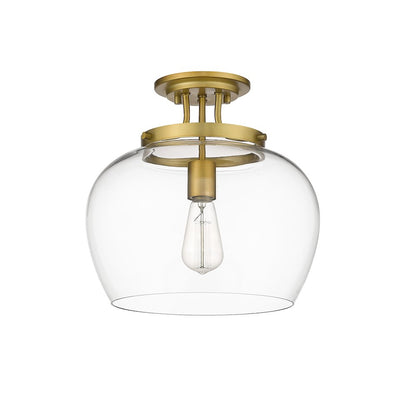 Z-Lite 1 Light Semi Flush Mount