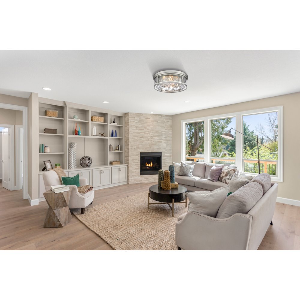 Z-Lite 4 Light Flush Mount
