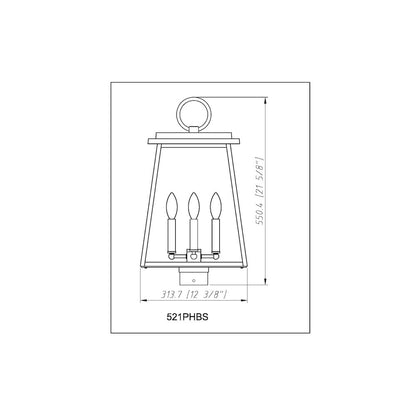Z-Lite 4 Light Outdoor Post Mount Fixture