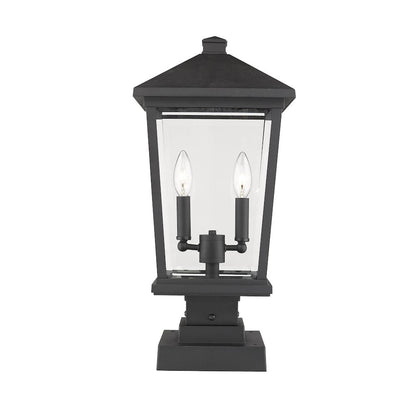 Z-Lite 2 Light Outdoor Pier Mounted Fixture