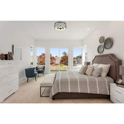 Z-Lite 5 Light Flush mount
