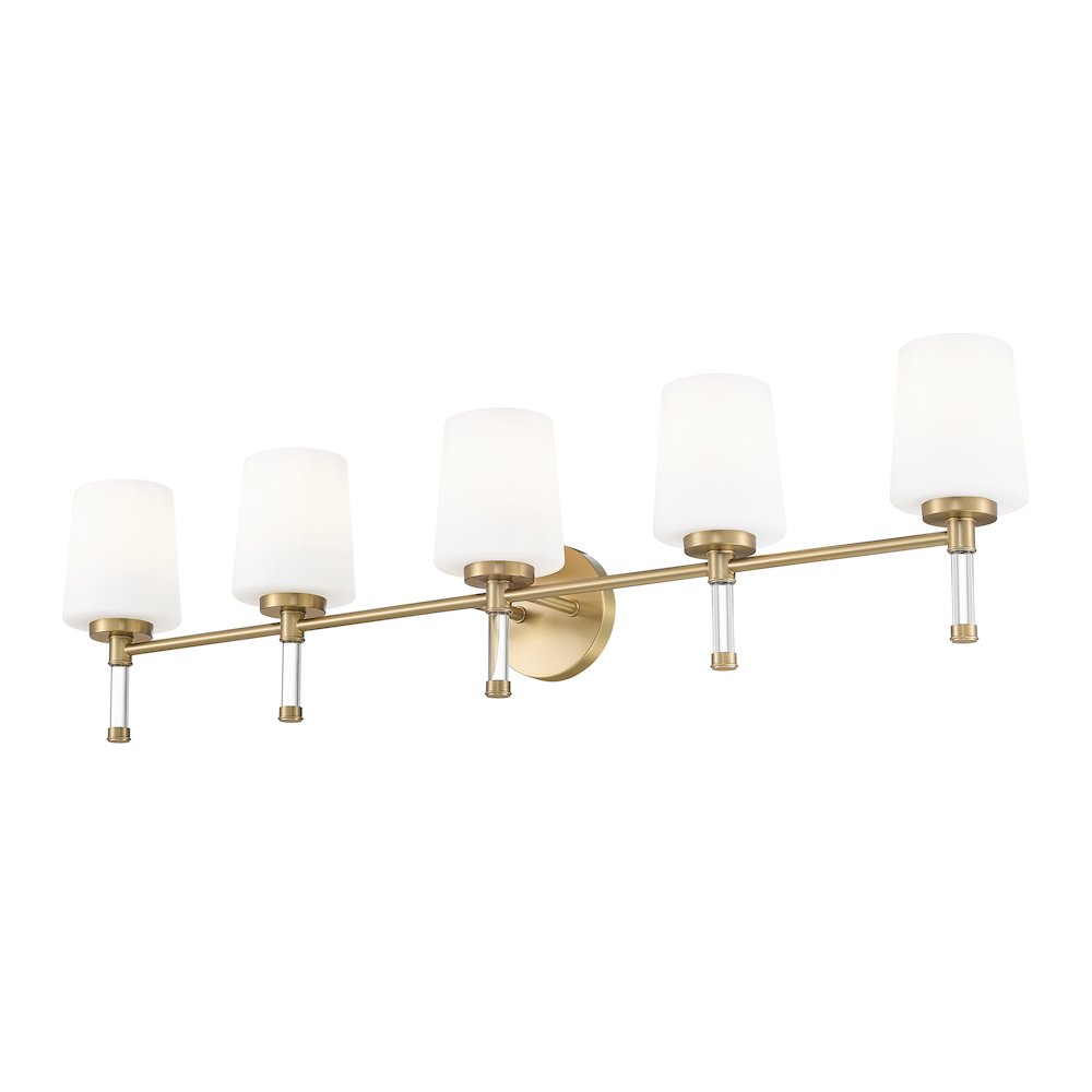 Z-Lite 5 Light Vanity, Modern Gold