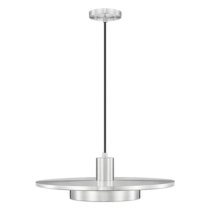 Z-Lite 1 Light Pendant, Brushed Nickel