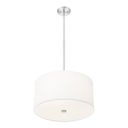 Z-Lite 1 Light Pendant, Brushed Nickel