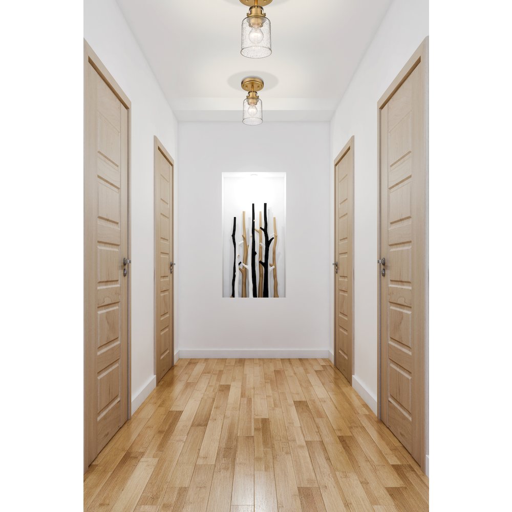 Z-Lite 1 Light Flush Mount