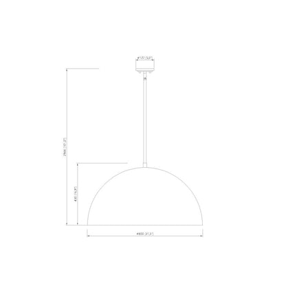Z-Lite 3 Light Pendant, Matte White