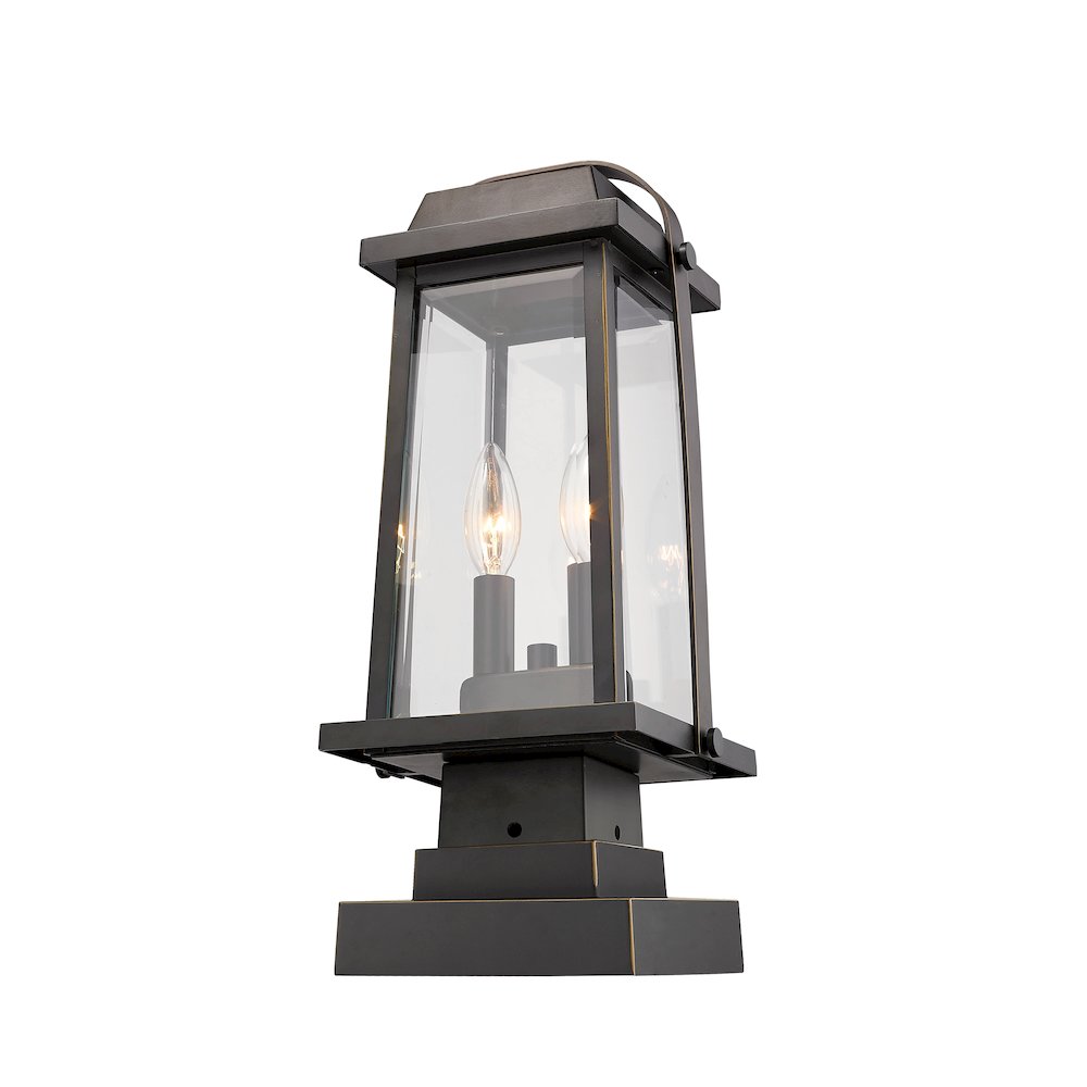 Z-Lite 2 Light Outdoor Pier Mounted Fixture