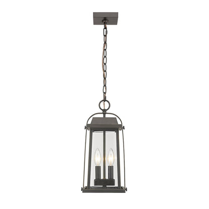 Z-Lite 2 Light Outdoor Chain Mount Ceiling Fixture