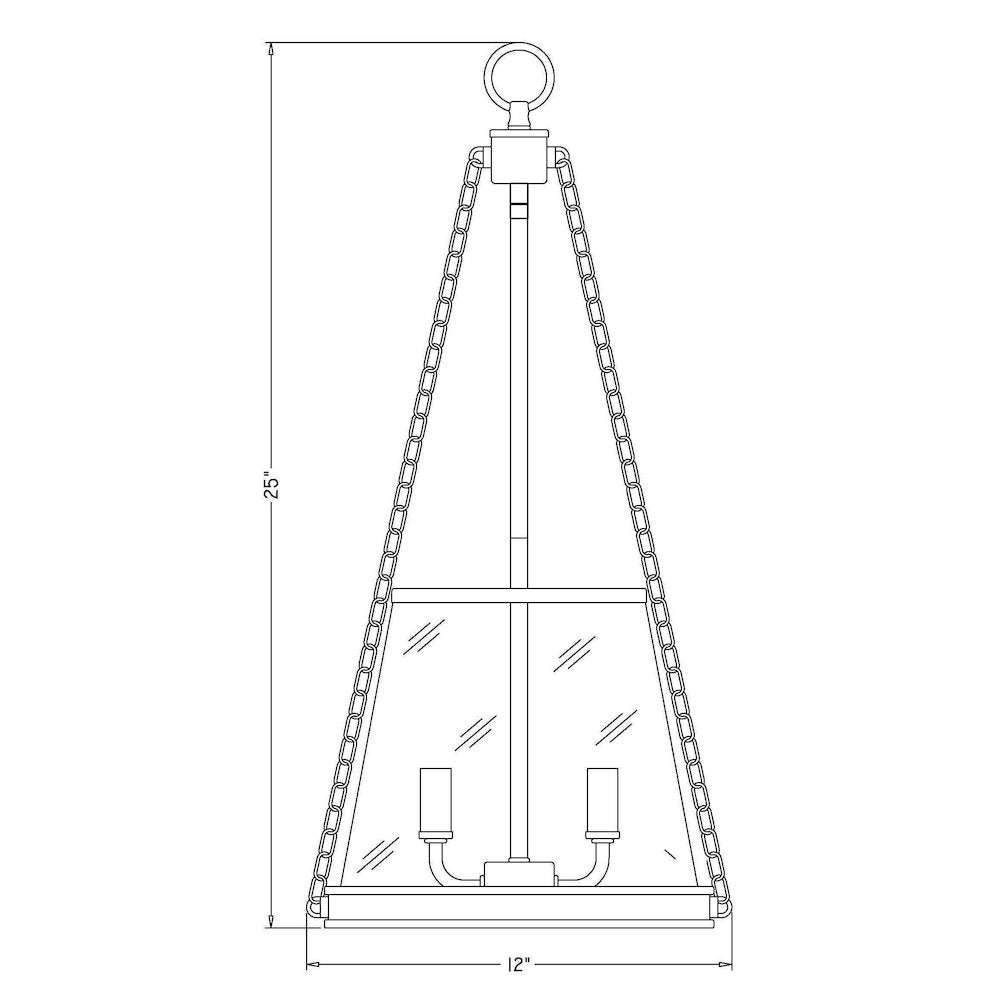 Z-Lite 3 Light Pendant