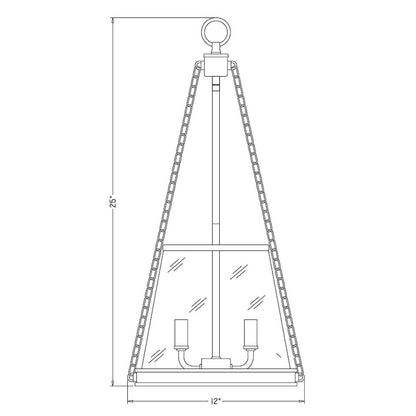 Z-Lite 3 Light Pendant