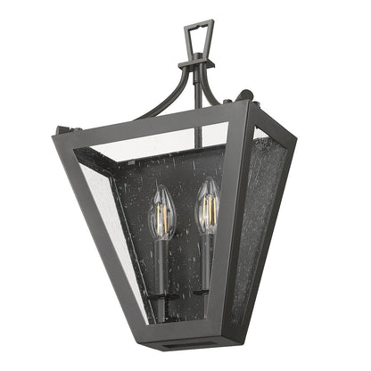 Z-Lite 2 Light Wall Sconce, Iron Ore
