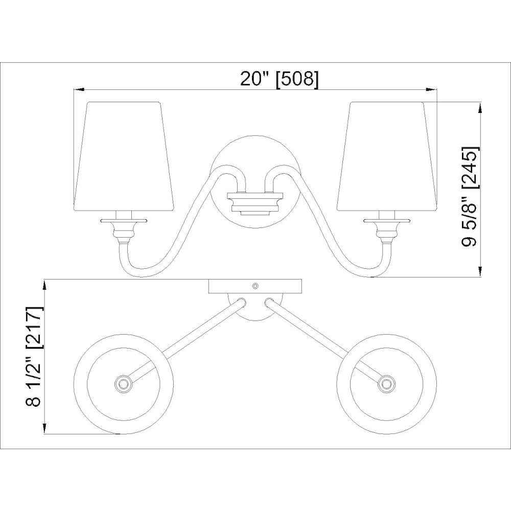 Z-Lite 2 Light Wall Sconce