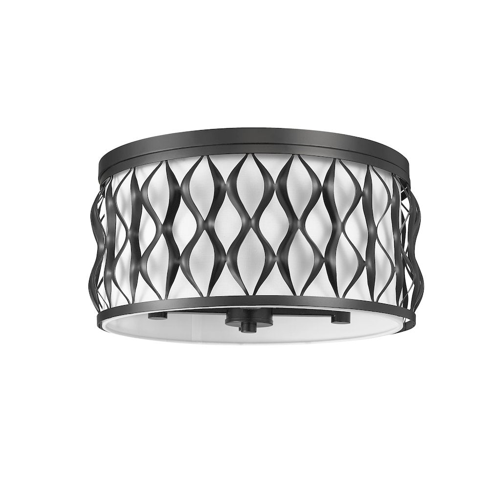 Z-Lite 4 Light Flush mount