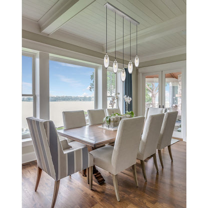 Z-Lite 5 Light Linear Chandelier