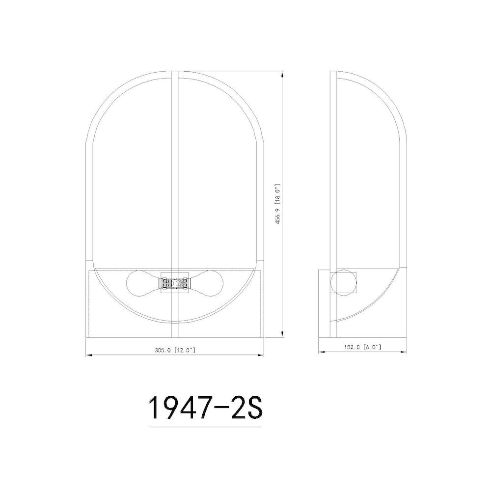 Z-Lite 2 Light Wall Sconce