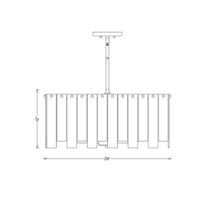 Z-Lite 8 Light Chandelier