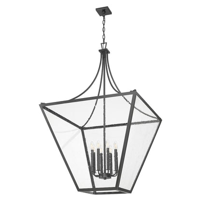 Z-Lite 8 Light Chandelier, Iron Ore