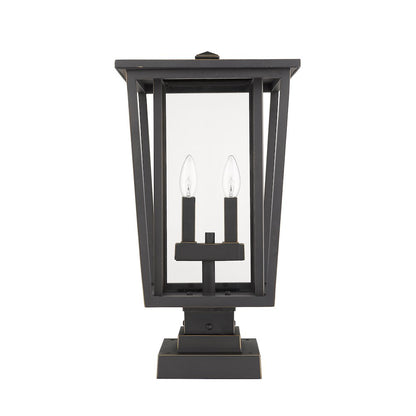 Z-Lite 2 Light Outdoor Pier Mounted Fixture