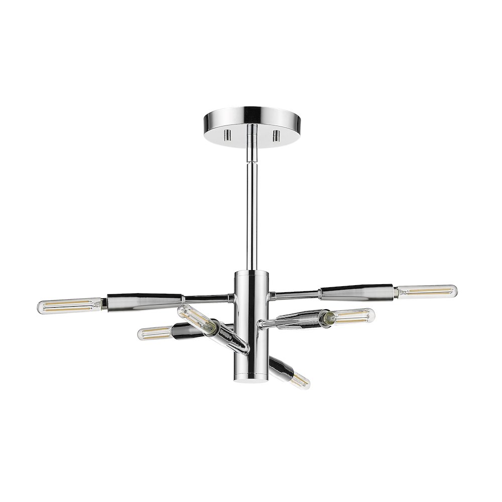 Z-Lite 6 Light Semi Flush Mount