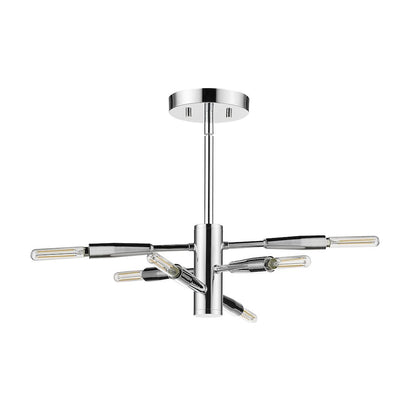 Z-Lite 6 Light Semi Flush Mount