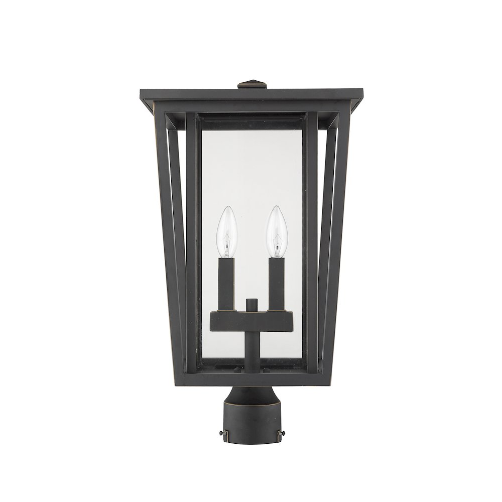 Z-Lite 2 Light Outdoor Post Mount Fixture