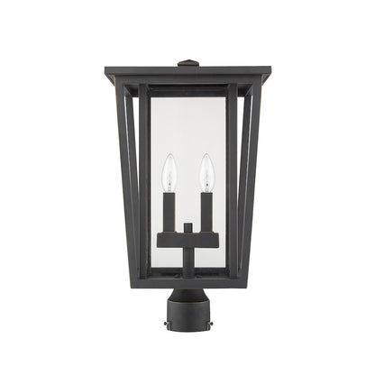 Z-Lite 2 Light Outdoor Post Mount Fixture