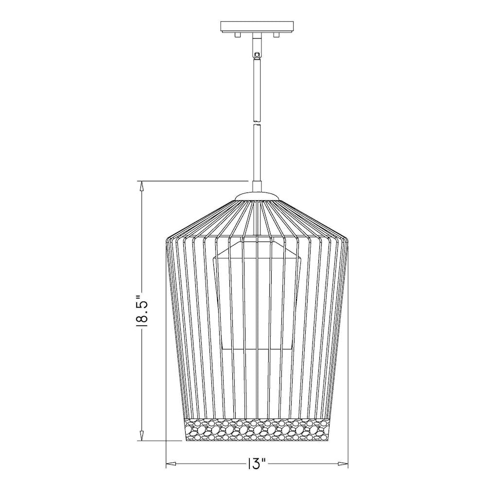 Z-Lite 1 Light Pendant