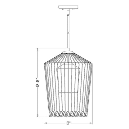 Z-Lite 1 Light Pendant
