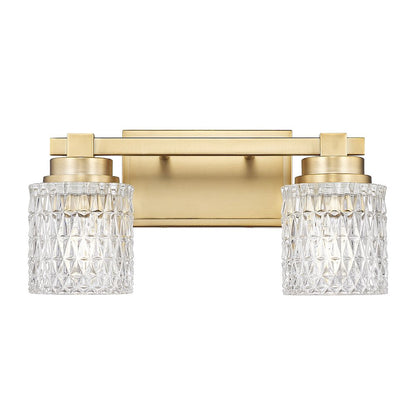 Z-Lite 2 Light Vanity, Modern Gold