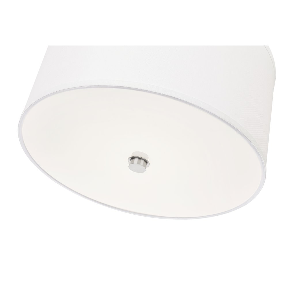 Z-Lite 1 Light Pendant, Brushed Nickel