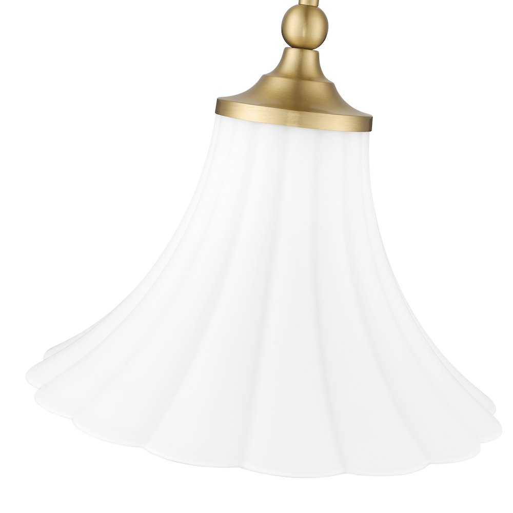 Z-Lite 1 Light Pendant, Modern Gold