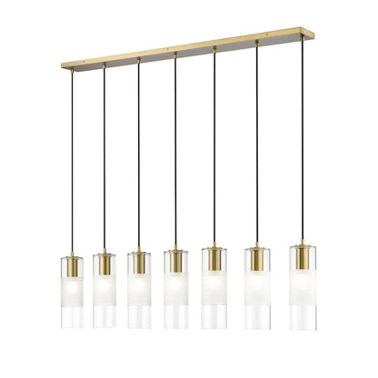 Z-Lite 7 Light Linear Chandelier
