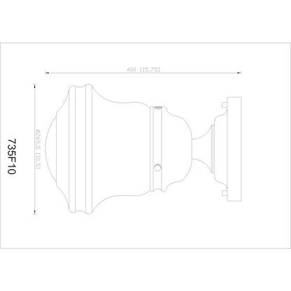 Z-Lite 1 Light Flush Mount