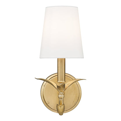 Z-Lite 1 Light Wall Sconce, Gold Leaf