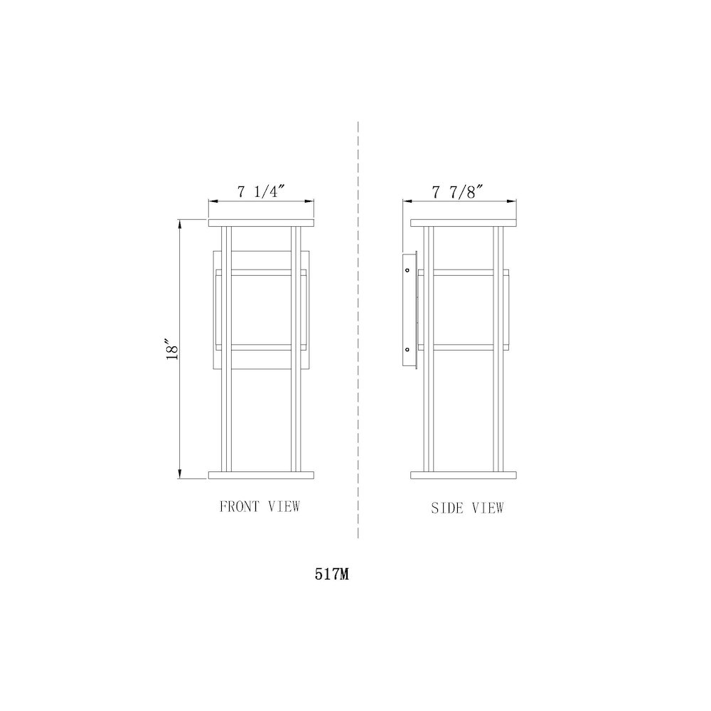 Z-Lite 2 Light Outdoor Wall Light