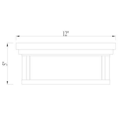 Z-Lite 2 Light Flush Mount