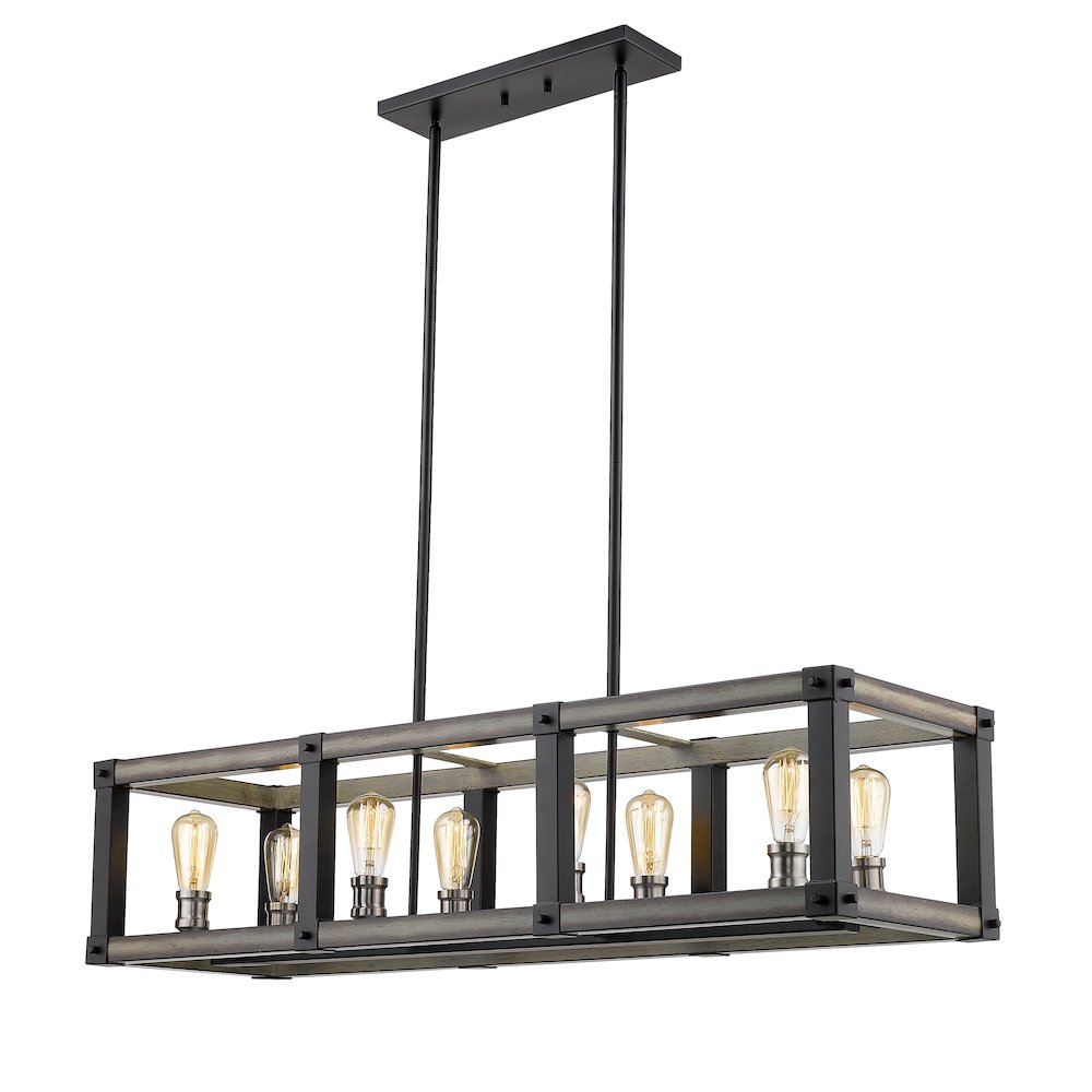 Z-Lite 8 Light Linear Chandelier