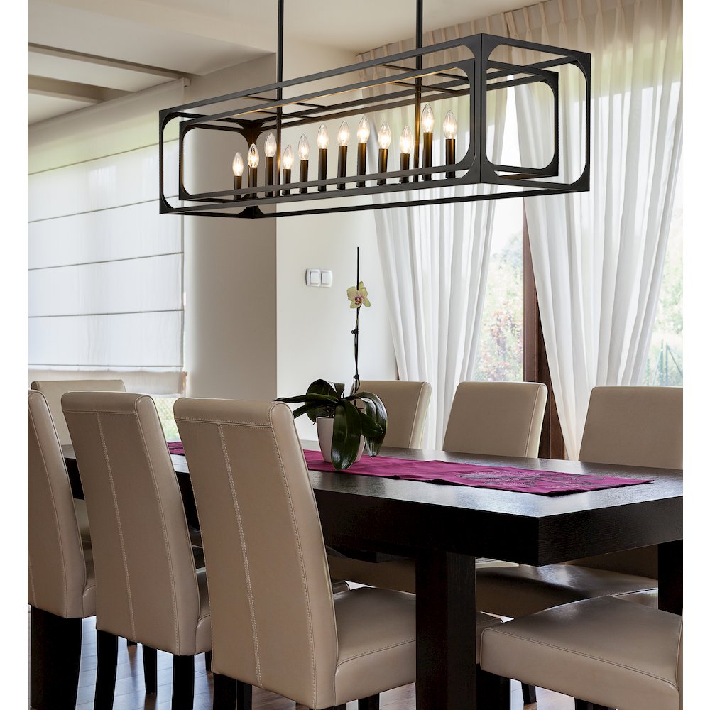Z-Lite 13 Light Linear Chandelier