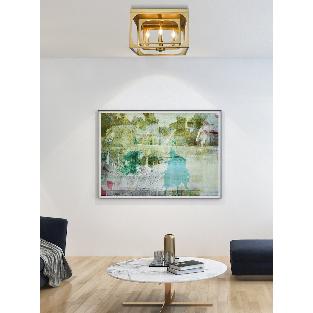 Z-Lite 4 Light Flush Mount