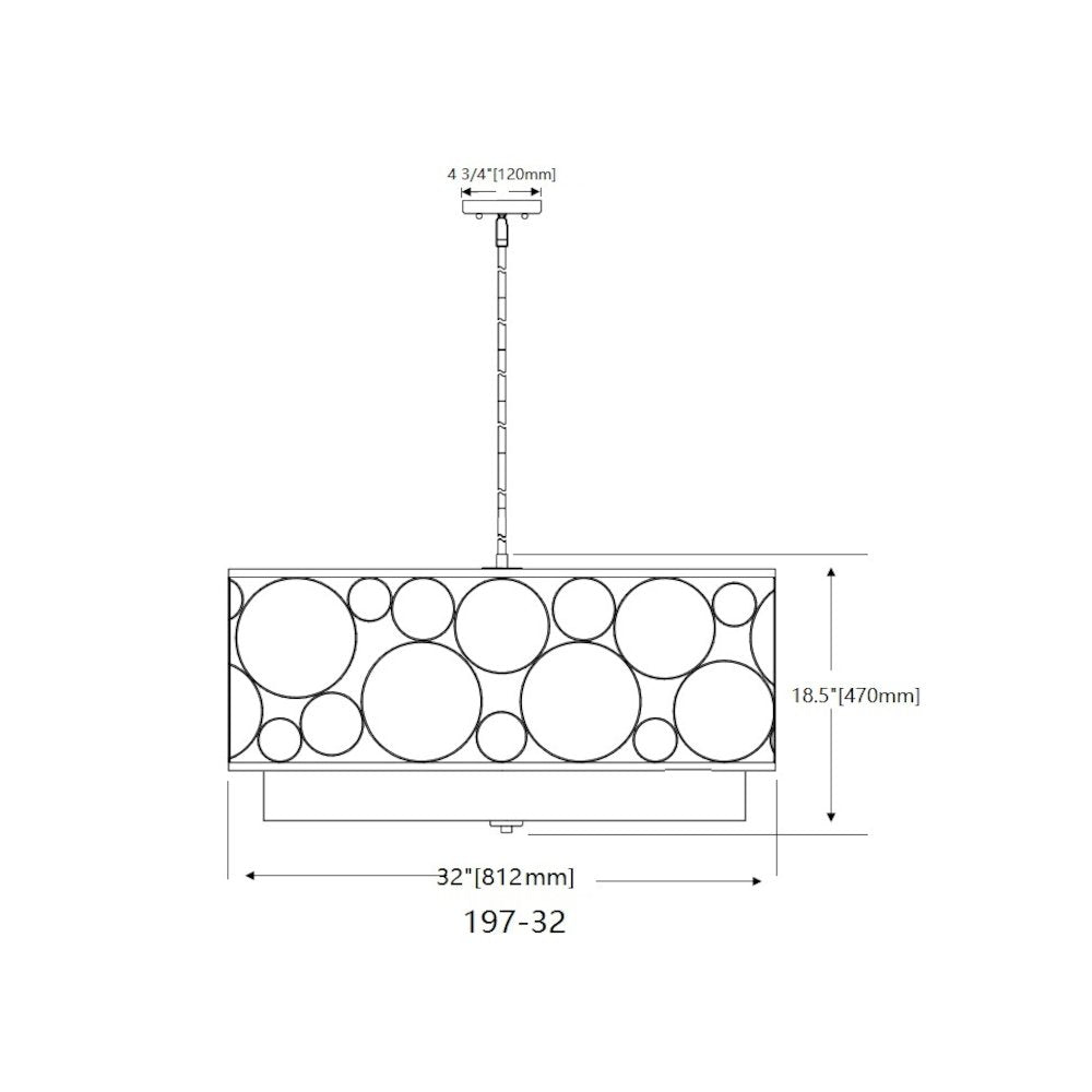 Z-Lite 5 Light Chandelier