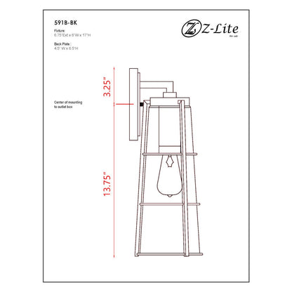 Z-Lite 1 Light Outdoor Wall Light