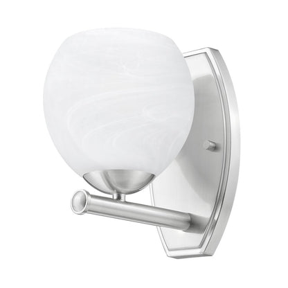 Z-Lite 1 Light Wall Sconce, Brushed Nickel