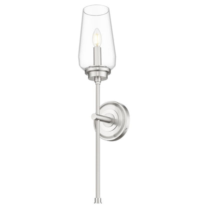 Z-Lite 1 Light Wall Sconce, Brushed Nickel
