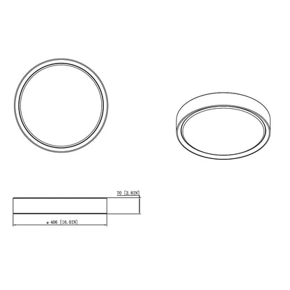 Z-Lite 1 Light Flush Mount