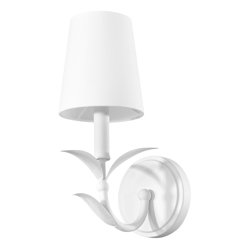 Z-Lite 1 Light Wall Sconce, Textured White