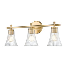 Z-Lite Belle 3 Light Vanity in Modern Gold color, Steel frame