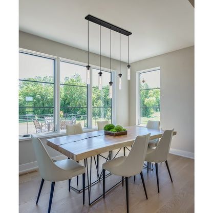 Z-Lite 5 Light Linear Chandelier