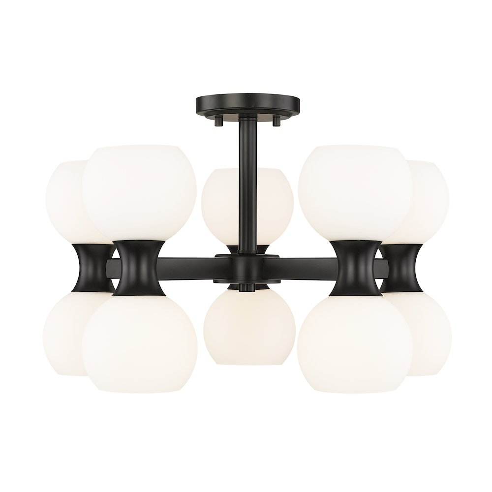 Z-Lite 10 Light Semi Flush Mount