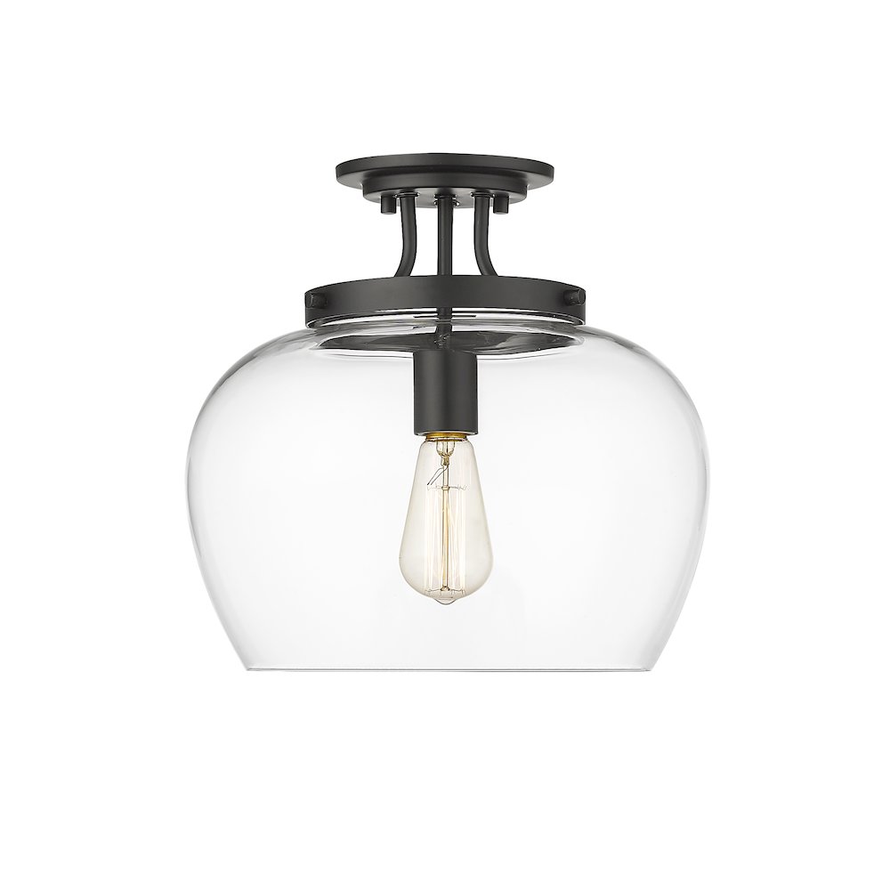 Z-Lite 1 Light Semi Flush Mount