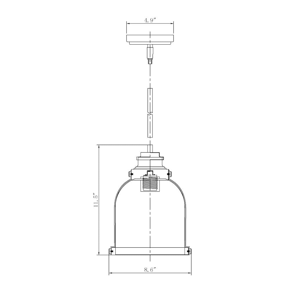 Z-Lite 1 Light Pendant